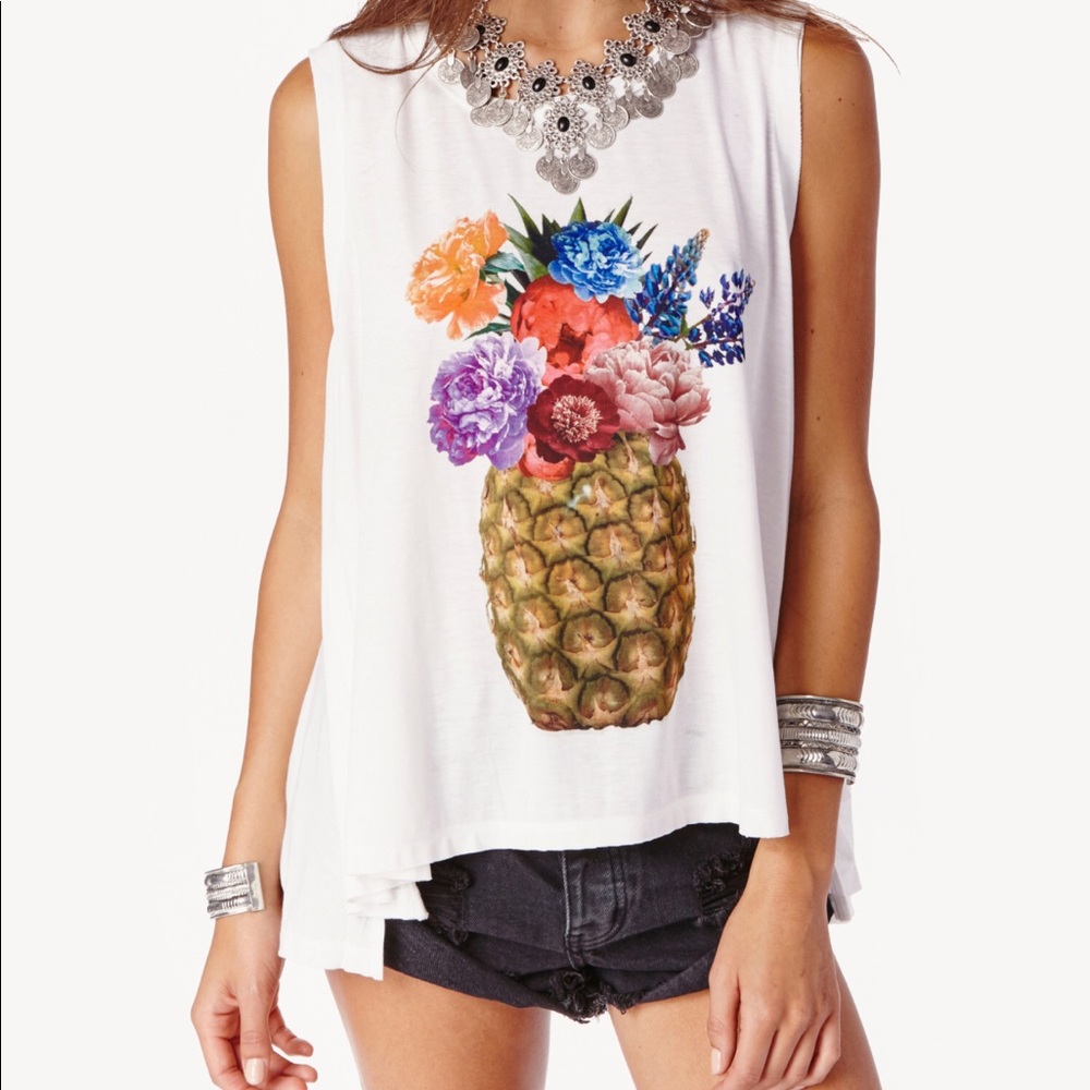 Show Me Your MuMu Pineapple Jolo Tank